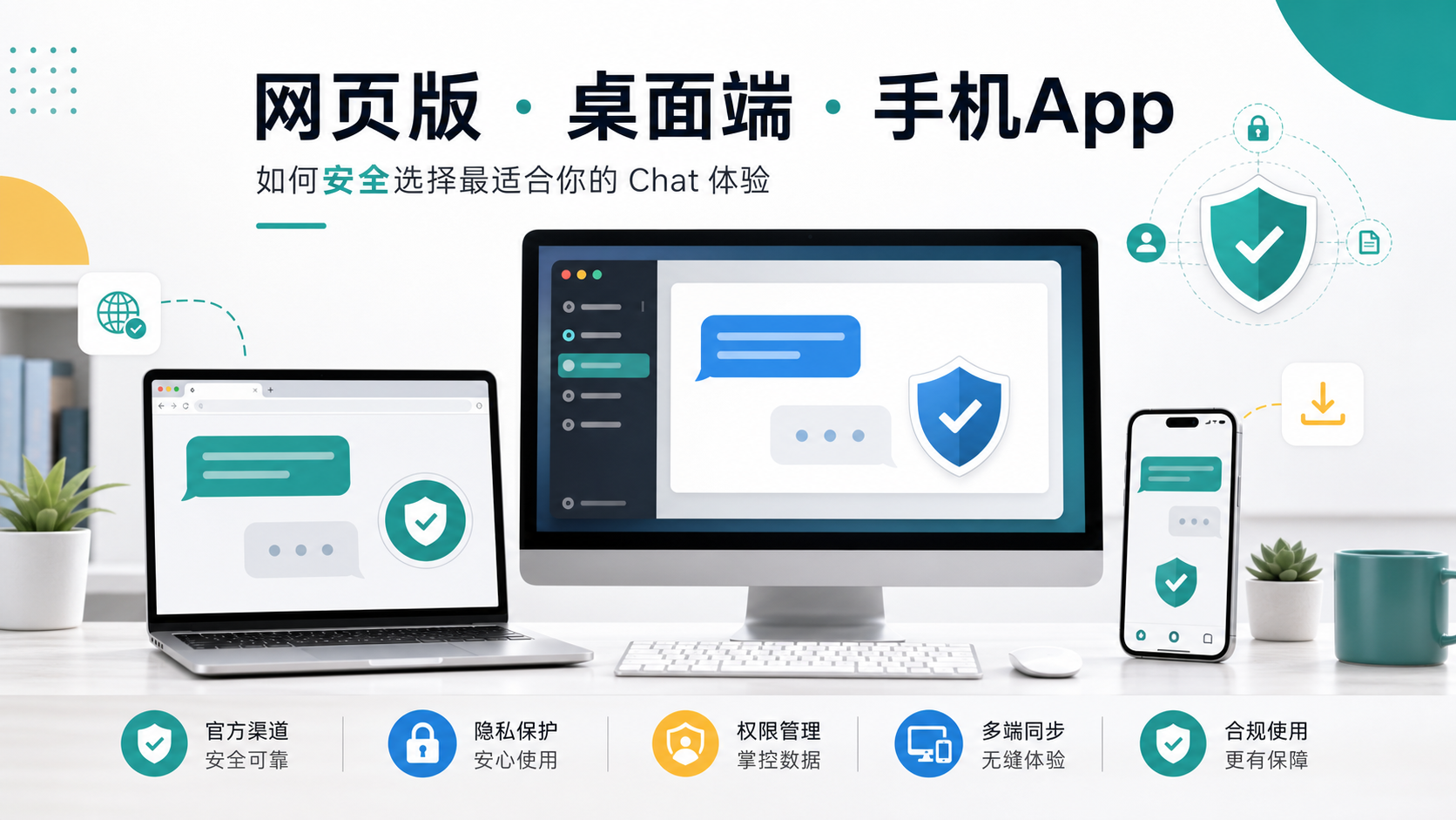 ChatGPT网页版、桌面端和手机App安全选择指南